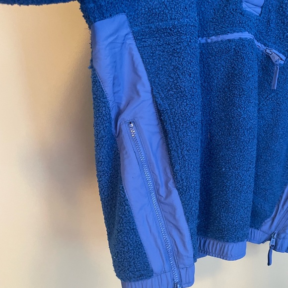 Blue Fleece Pullover with Hood - Picture 2 of 5